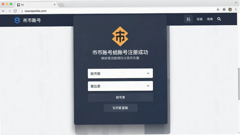 币安账号注册成功界面预览图