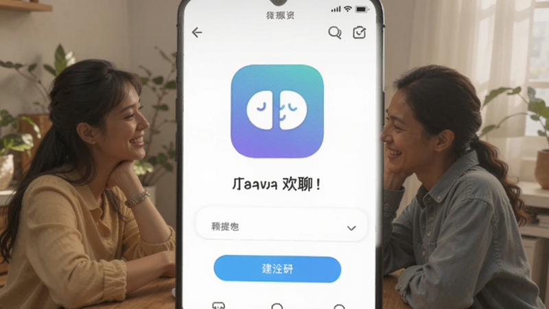 牵手欢聊app注册界面预览图