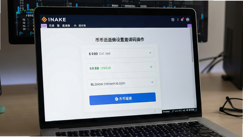 币安返佣设置邀请码操作界面