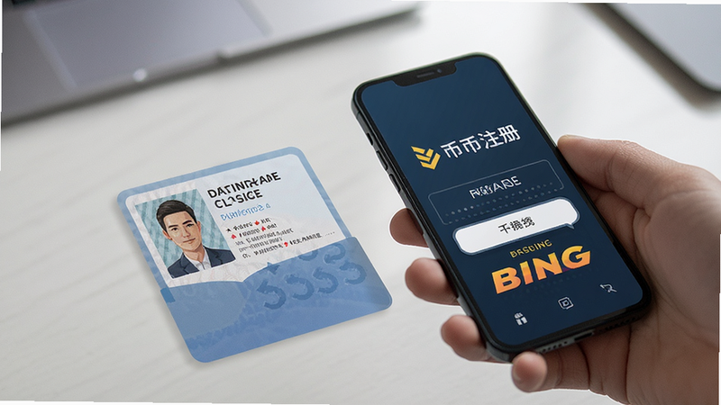 准备身份证和手机进行币安注册预览图