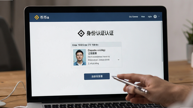 币安身份认证上传证件页面预览图