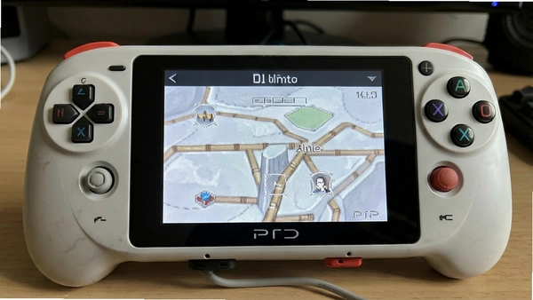 红白PSP模拟器手柄按键设置界面