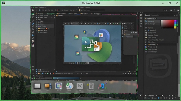 Adobe Photoshop2024��ɫ�ⰲװ�汾��ͼ