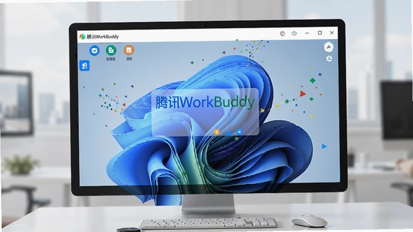腾讯WorkBuddy电脑端操作界面预览图