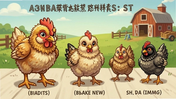 狂暴小鸡 不同品种小鸡 农场图鉴