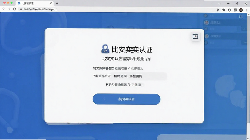 比安实名认证页面预览图