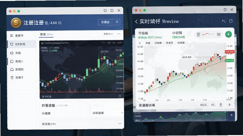 注册币按交易界面与实时行情预览图