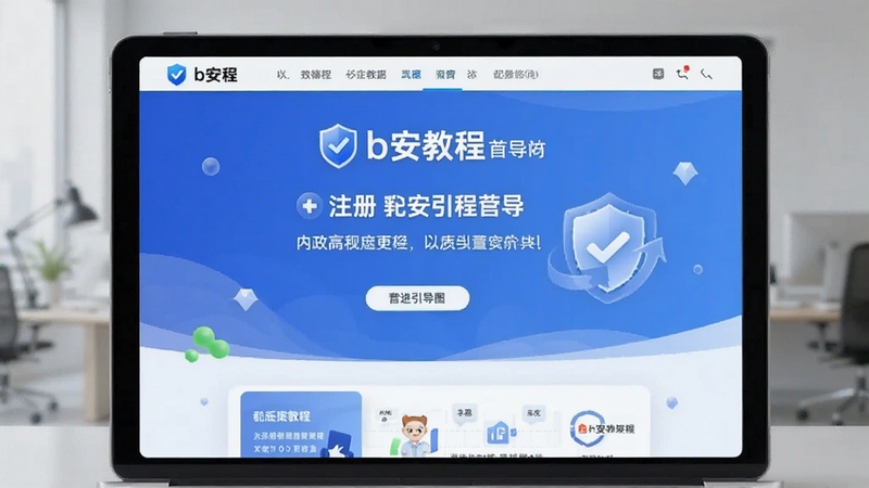 注册b安教程首页引导图