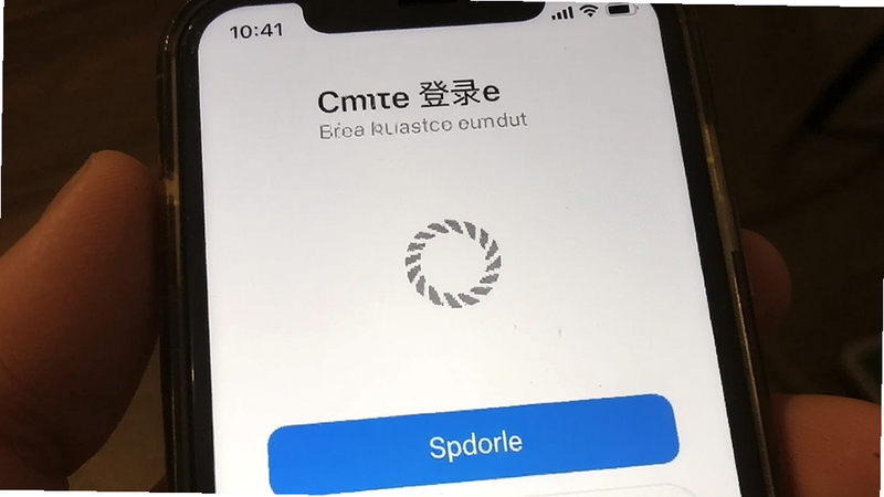 手机登录界面转圈加载失败