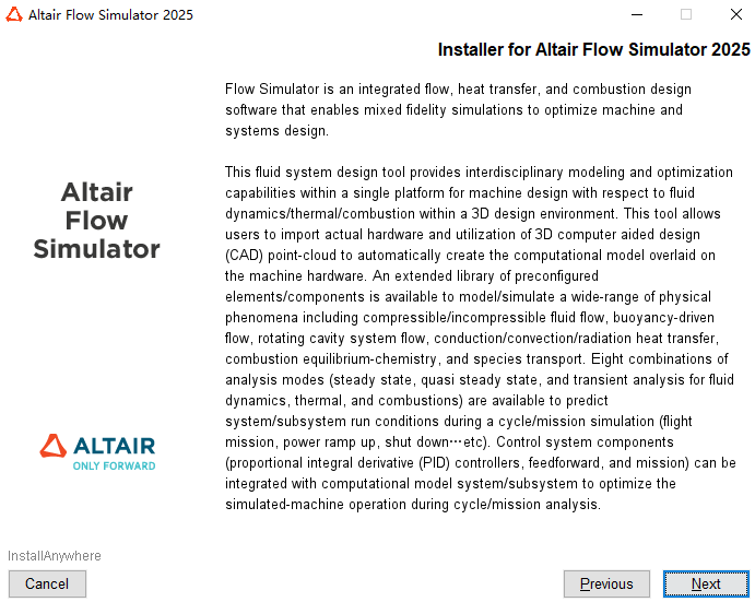Altair Flow Simulator 2025��ʽ���ͼ