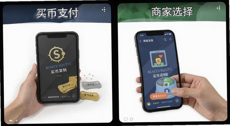 买币支付与商家选择