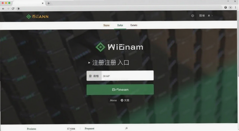 币安官网注册入口页面预览图