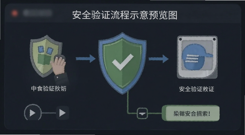 安全验证流程示意预览图