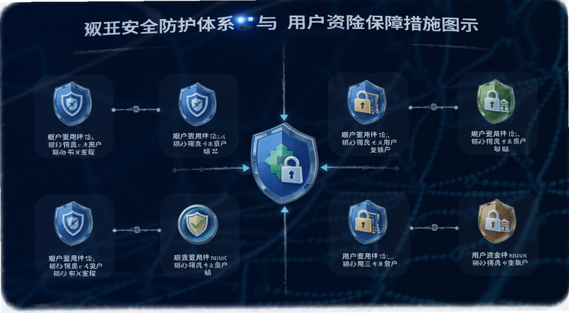 binan安全防护体系与用户资金保障措施图示