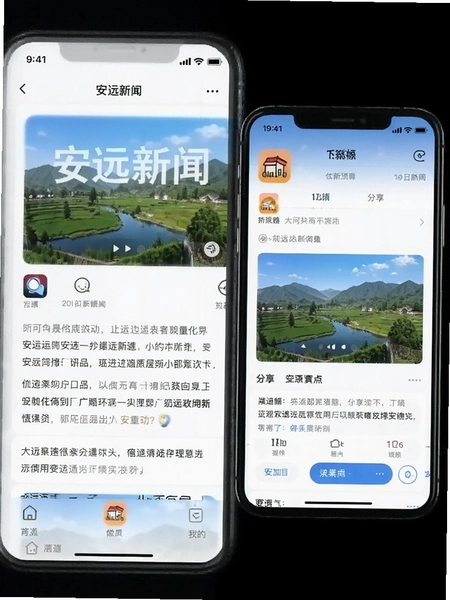 安远新闻app文章分享界面预览图