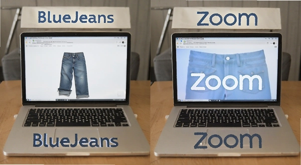 BlueJeans��Zoom�Ա�ͼ