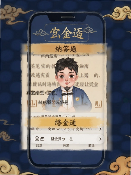纳金堂答题界面
