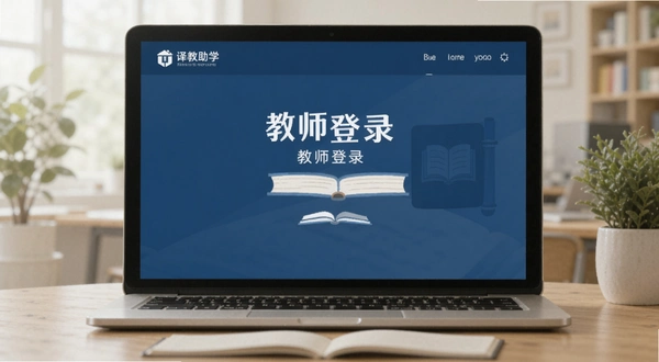译教助学 教师登录界面 预览图