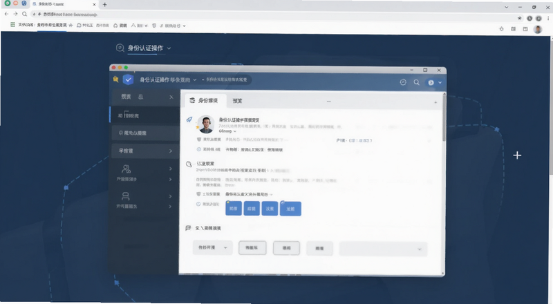 身份认证操作界面预览图