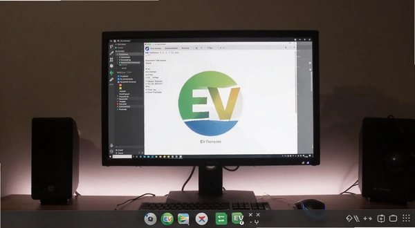 EV多聊 系统托盘运行