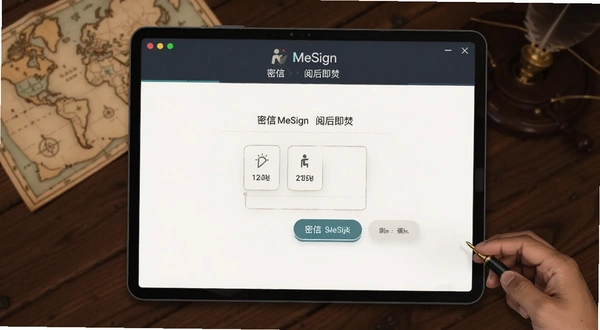 ����MeSign�ĺ󼴷����ý���