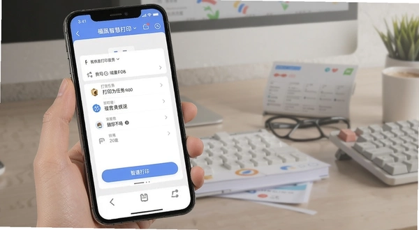 福昕智慧打印手机端打印任务发送界面