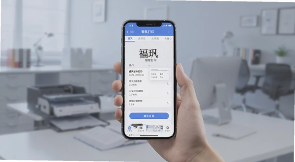 福昕智慧打印手机端操作界面展示