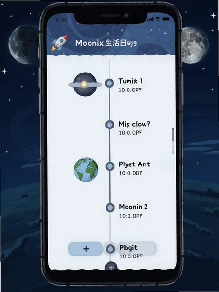 Moonix������־ʱ���߽���Ԥ��ͼ