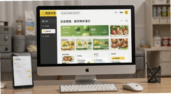 美团外卖商家版电脑版操作演示