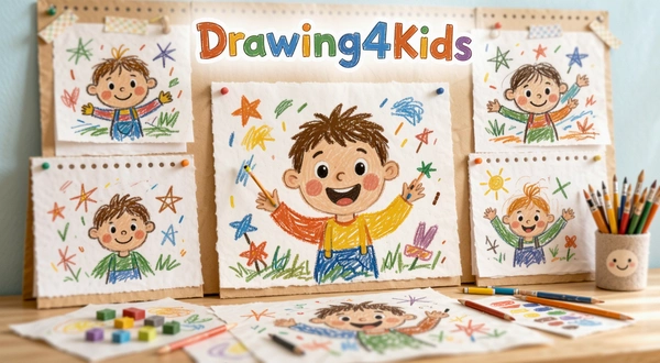 Drawing4Kids����Ϳѻ ��ͯͿѻ��Ʒ չʾ