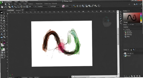 CorelDRAW��������Ԥ��ͼ