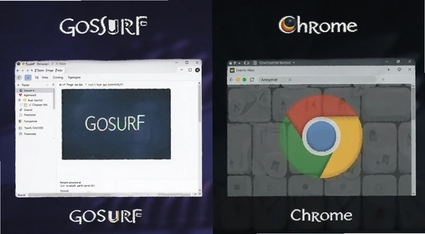 GOSURF������Ա�Chrome����