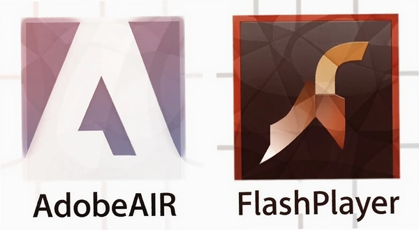 AdobeAIR和FlashPlayer图标对比