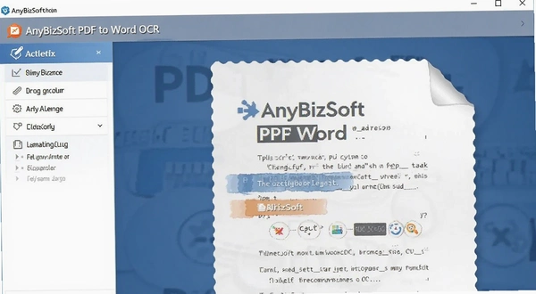 AnyBizSoft PDF to Word OCRת�����ܲ�������