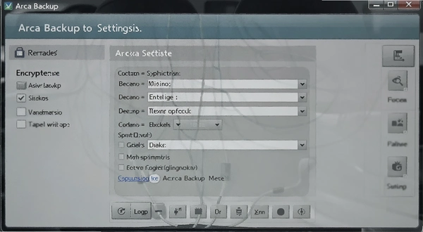 Areca Backup ��������ѡ�����