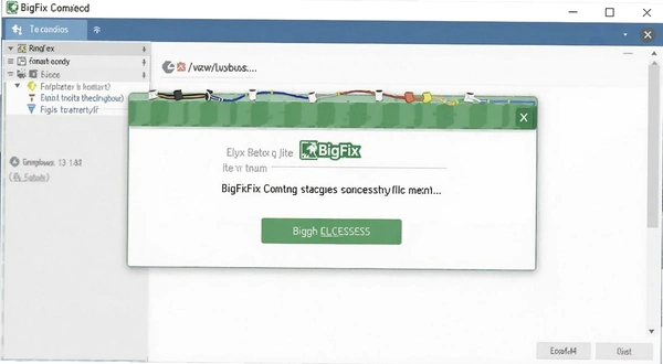 BigFix �޸���ɺ�ĳɹ���ʾ��ͼ