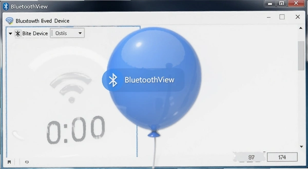 BluetoothView������⵽�����豸ʱ��������ʾ��ͼ