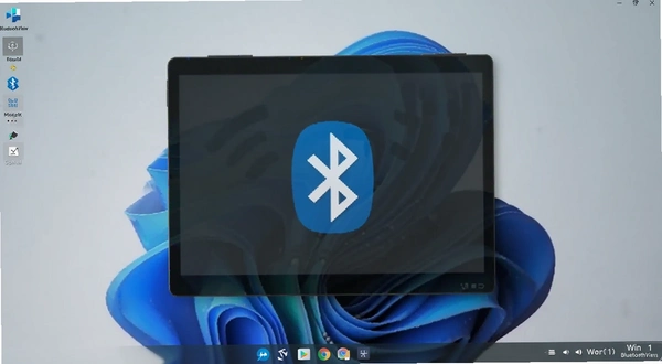BluetoothView��Win11ϵͳ��̨���еĽ�ͼ
