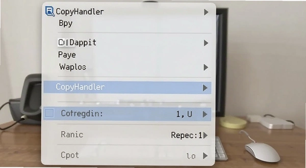 CopyHandler�Ҽ��˵�����ѡ���ͼ