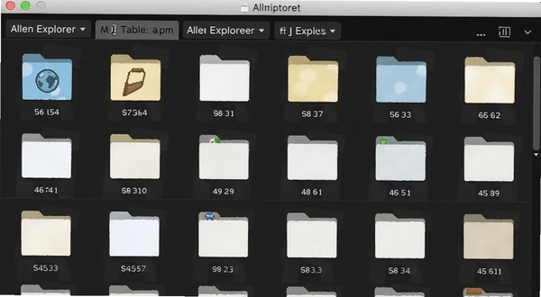 Allen Explorer���ǩ�ļ������������ͼ