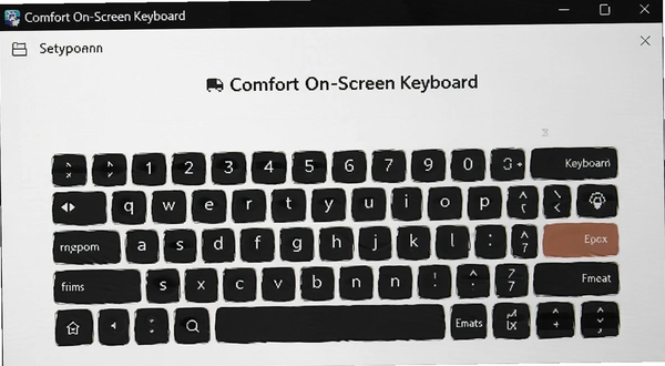 Comfort On-Screen Keyboard ������� ���ý���