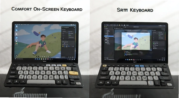 Comfort On-Screen Keyboard ��ϵͳ��Ļ���� �Ա�
