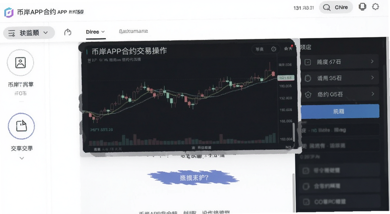 币岸APP合约交易操作界面截图