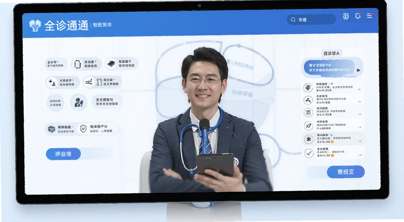 全诊通智能整理与全文搜索功能预览图