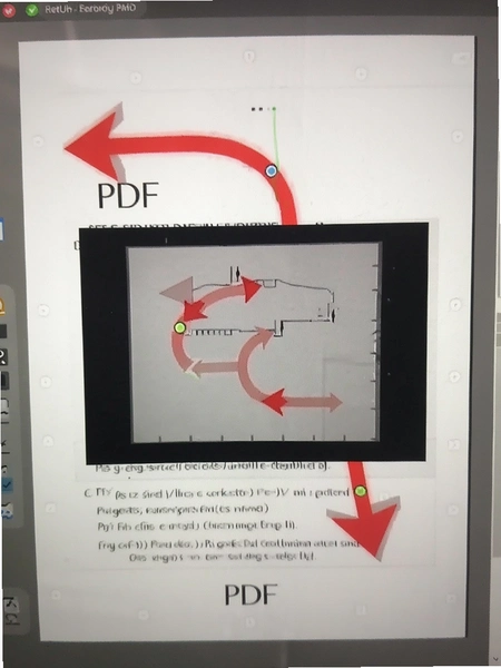 �����ͷ��PDF�ĵ������Ӻ�ɫ·����ͷԤ��ͼ