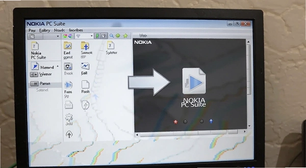 Nokia PC Suite�ļ���������ק�����ļ�