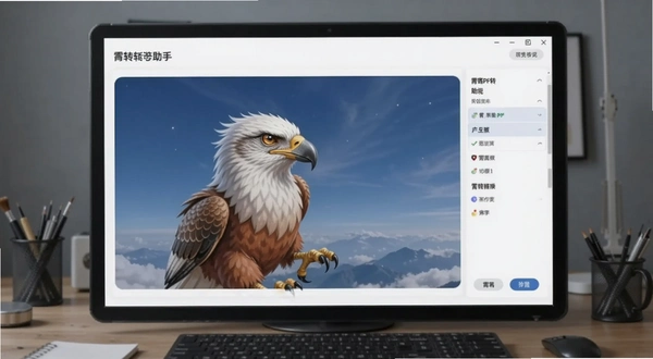 霄鹞PDF转Word助手操作界面预览图