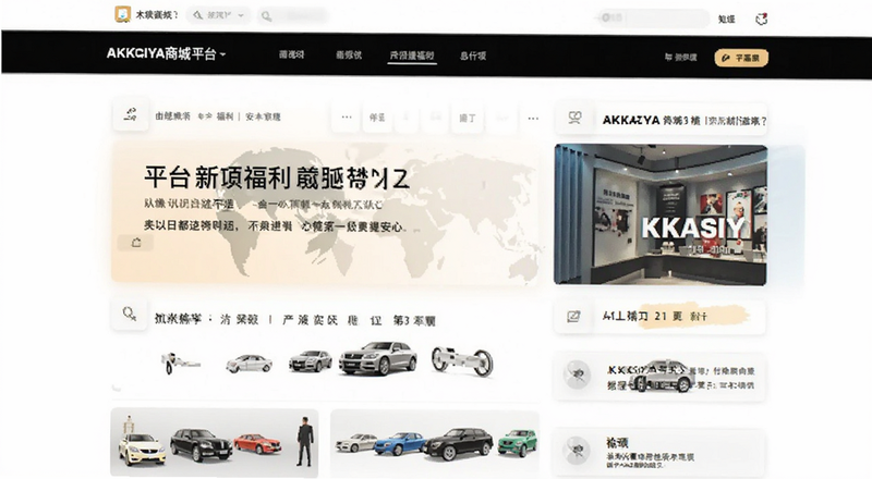 AKKSIYA商城平台新人福利界面预览图