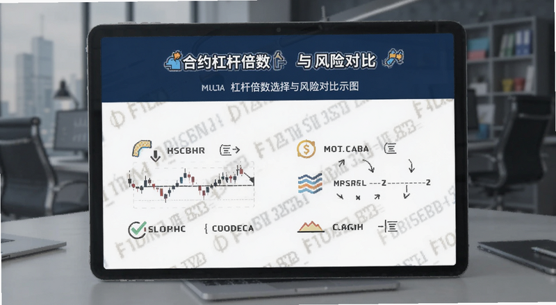 合约杠杆倍数选择与风险对比示意图预览图