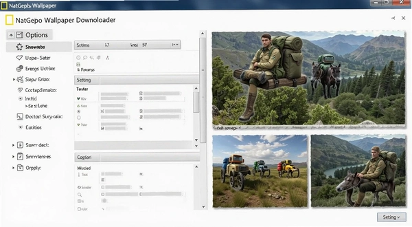 NatGeo Wallpaper Downloader �������� ����ѡ��